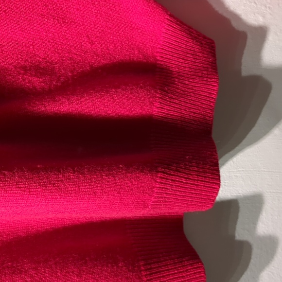 Vintage Vintage Polo Ralph Lauren Lambswool Sweater Polo XL Red - Picture 6 of 6